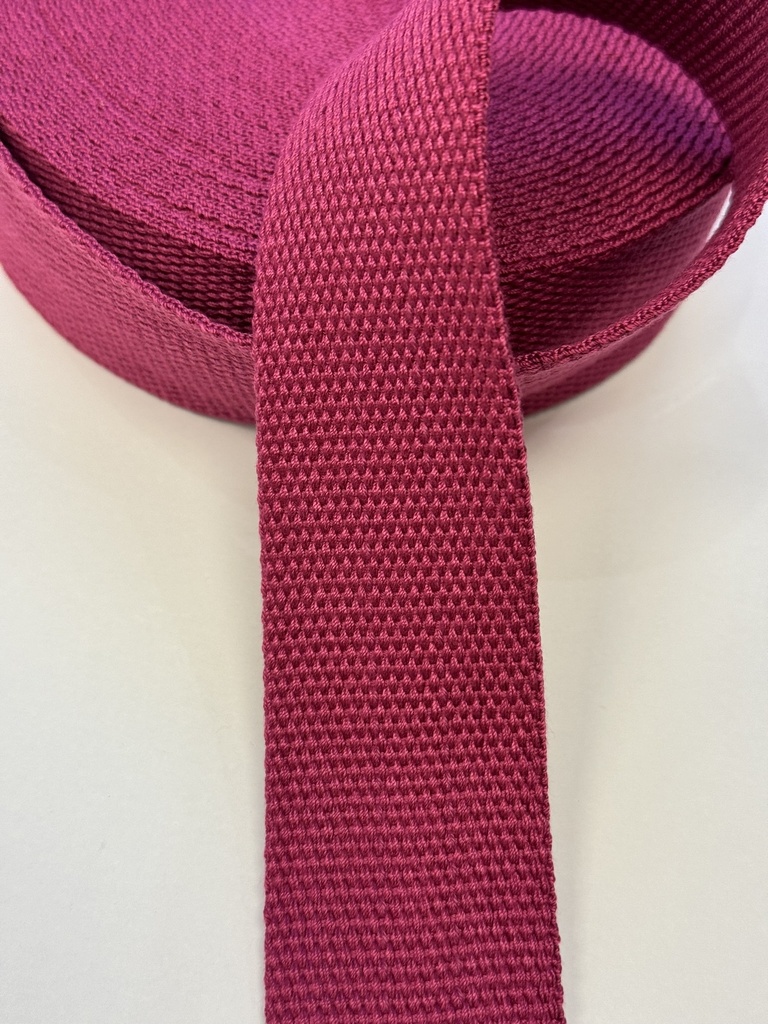 Webbing 40mm cotton mix “Soft” | different colors fuchsia