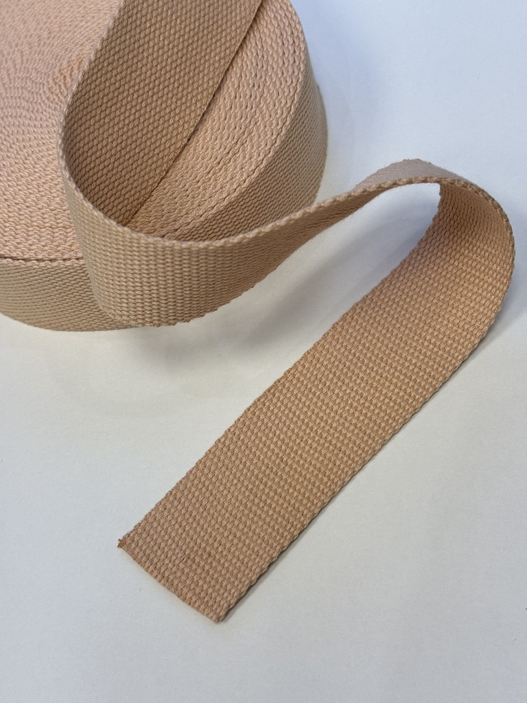 Gurtband 40mm Baumwollmix "Soft" |  nude