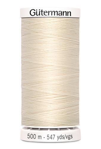 Gütermann all-round sewer 500m color: light beige 802