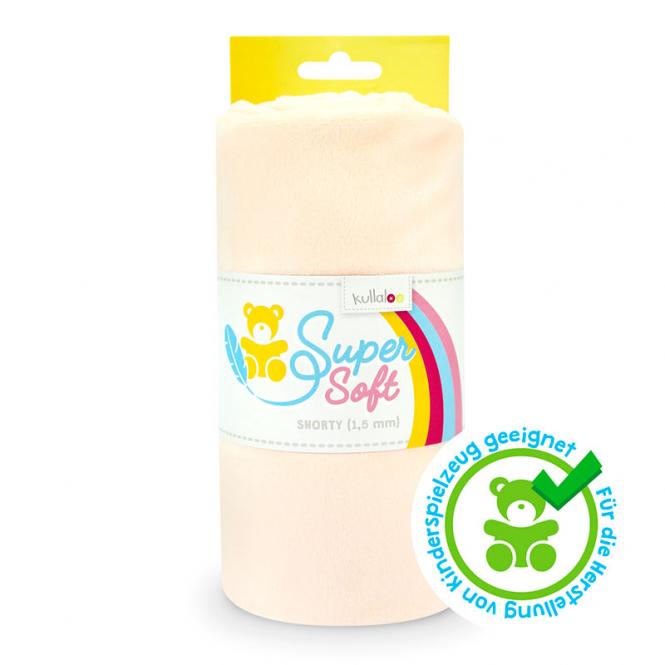 Plush fabric Kullaloo skin color - 1.5 mm SuperSoft SHORTY