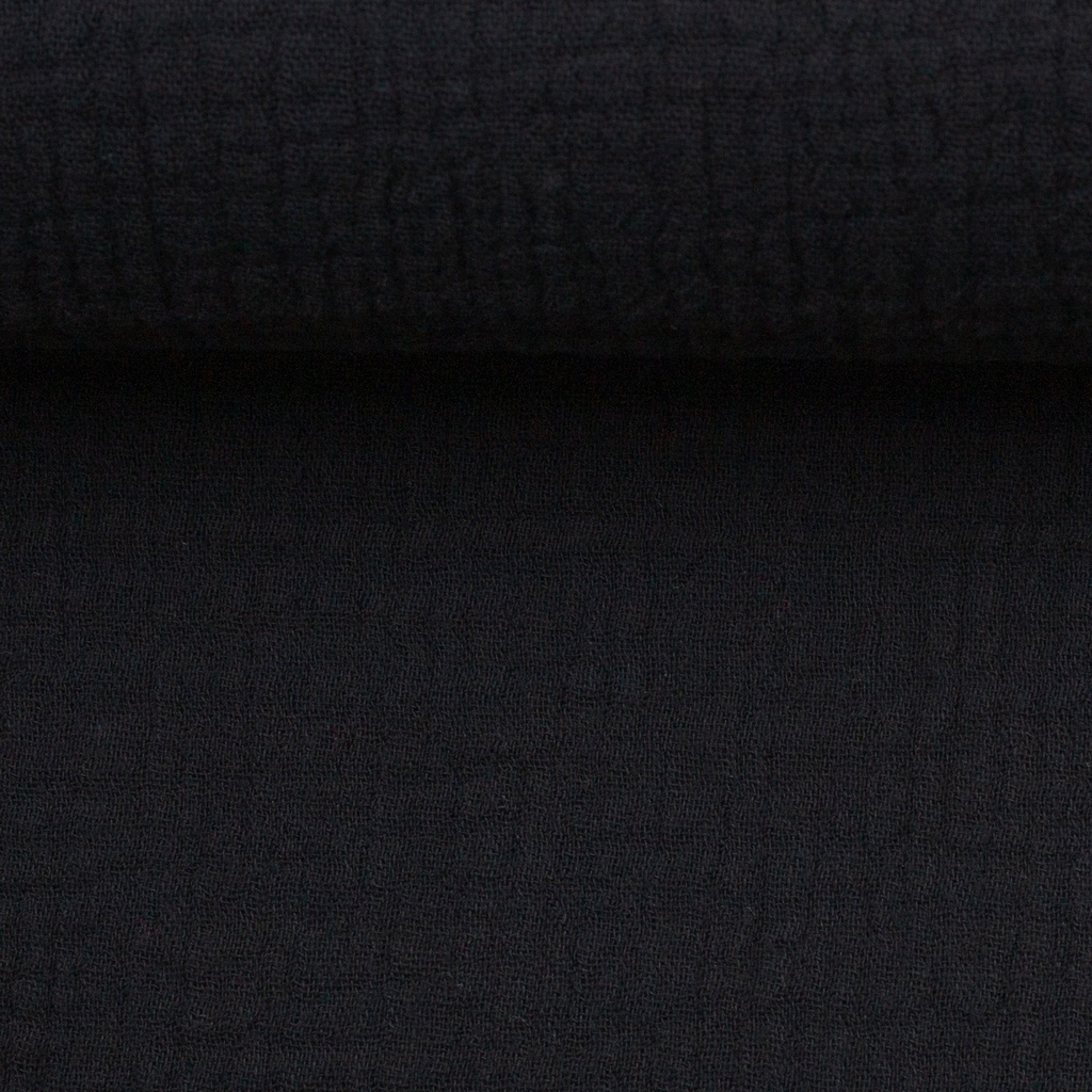 Double Gauze, Muslin | Jenke by Swafing | black 299