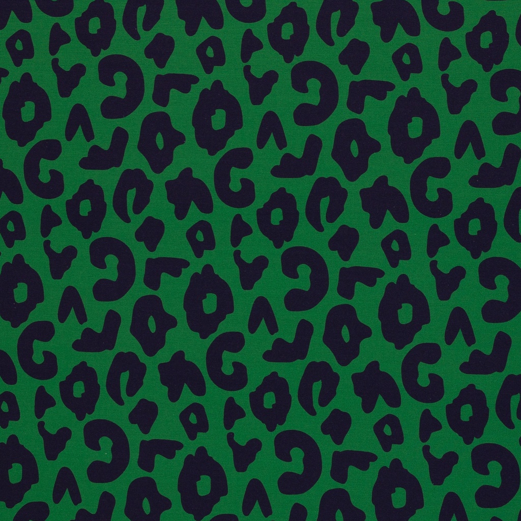 Viscose | Cueillette de cerises Joyeux Lion | vert