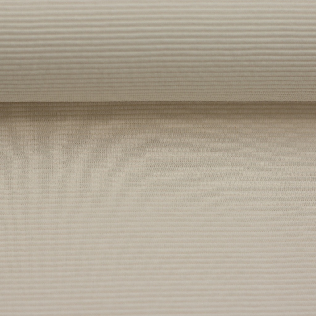 Jersey ottoman | Turin par Swafing | naturel, blanc