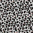 Aislingen | Modal French Terry | Leo Print weiß