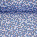 Kim, tissu en coton, FS22 losanges/coeurs bleu