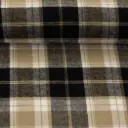 Flanell | Maverick by Swafing | Schwarz, beige 