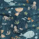 Baumwolle | under the sea | Wale petrol