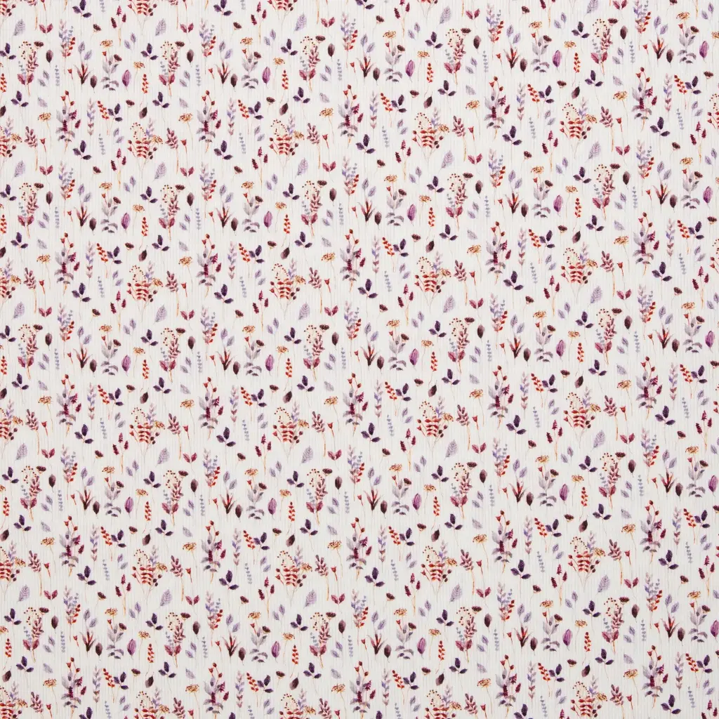 Rippjersey | Iva by Swafing | Blümchen