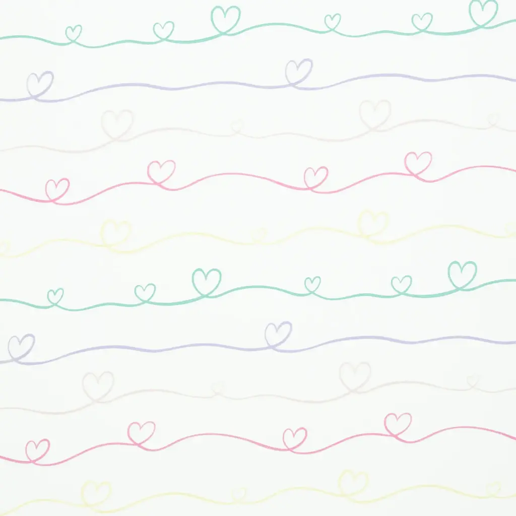 Jersey | Scribble Hearts by Mrs Mint | weiß 