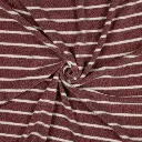 Frottee | gestreift | Mauve,ecru