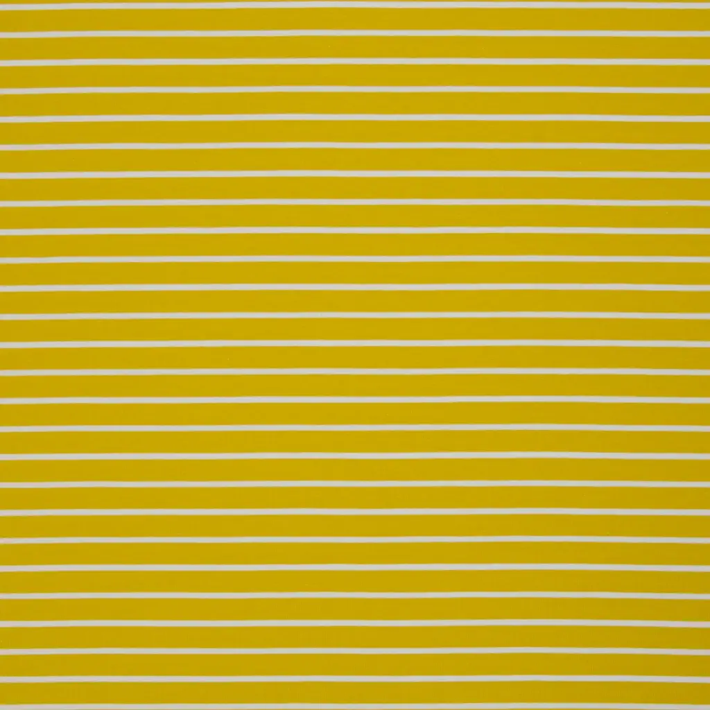 Baumwolljersey, gestreift | Isa by Swafing | gelb