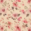 Haren **Restschrumpfwert max. 5%**, Double Gauze | Blumen, pastel rosa | 144cm breit