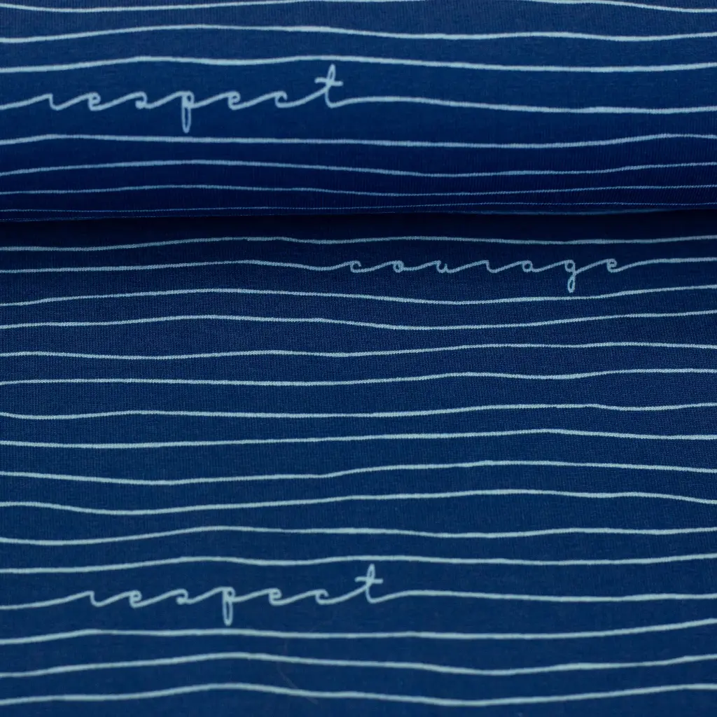 Baumwolljersey | Reminder by kaeselotti | blau 