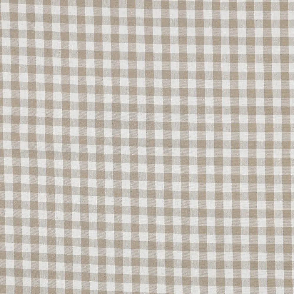 Vichy-Karo, Bauern-Karo 1cm | Baumwollwebware | sand