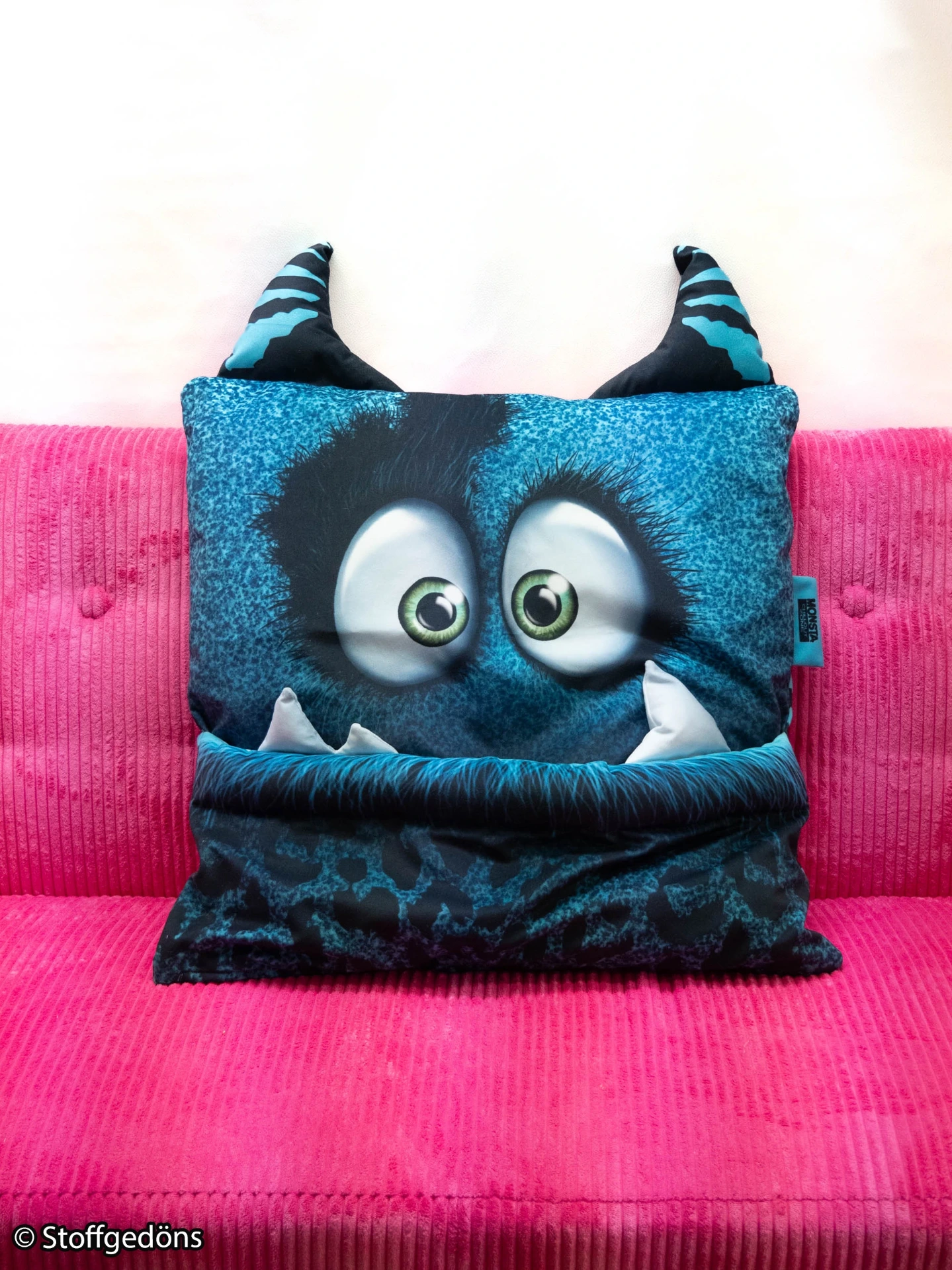 [082816-510749] Monsta Pillows – Nähpanel von Thorsten Berger | blau