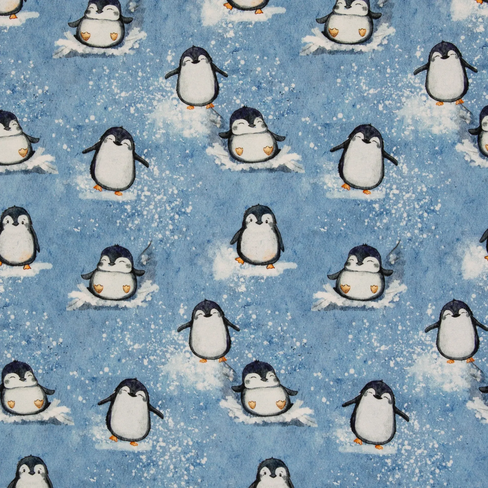 French Terry | Artic by Christiane Zielinski | Pinguine