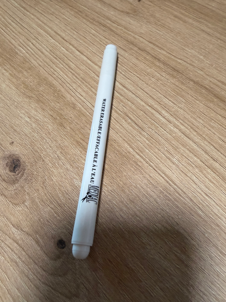[M000562 501] Markierstift | Filzstift, weiß | wasserlöslich (Kopie)