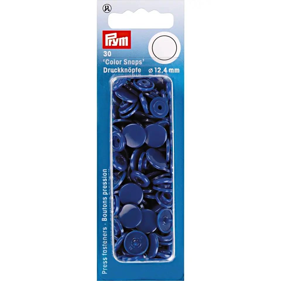 Prym | Non-sew press fasteners "Color Snaps", round, 12.4mm, royal blue