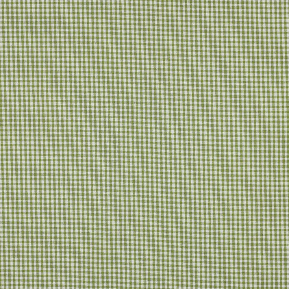 Vichy check, cotton woven fabric, green