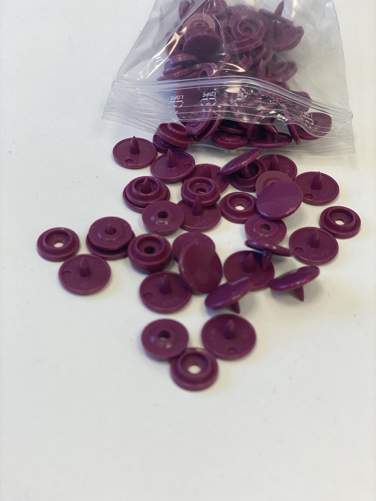 Kam Snaps | T3 10,7mm | 25 Stück |  blau-violett