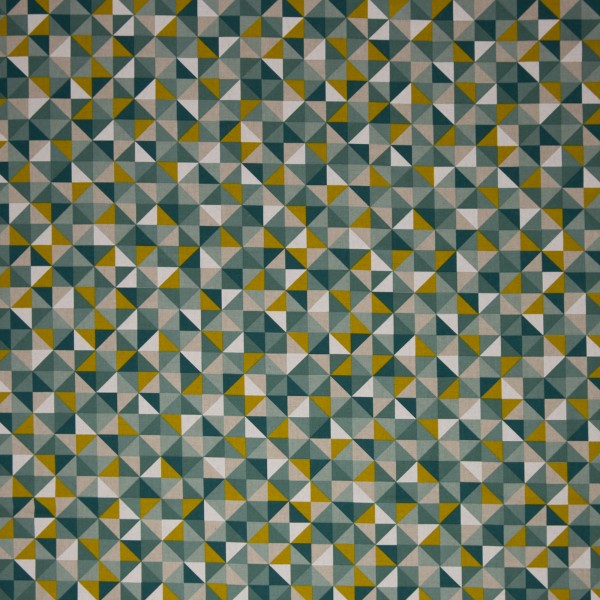 Canvas | Emma By Swafing | Dreiecke, türkis