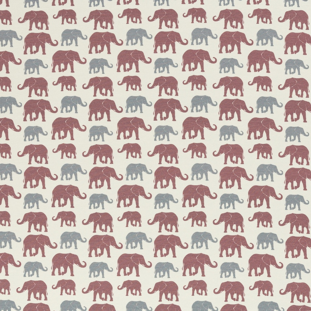 Swafing Theo, éléphants, vieux rose Swafing Theo, éléphants, vieux rose