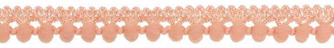 Pom Pom Border | coral | 10mm