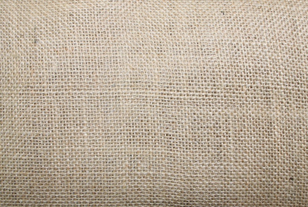 Jute, uni, beige