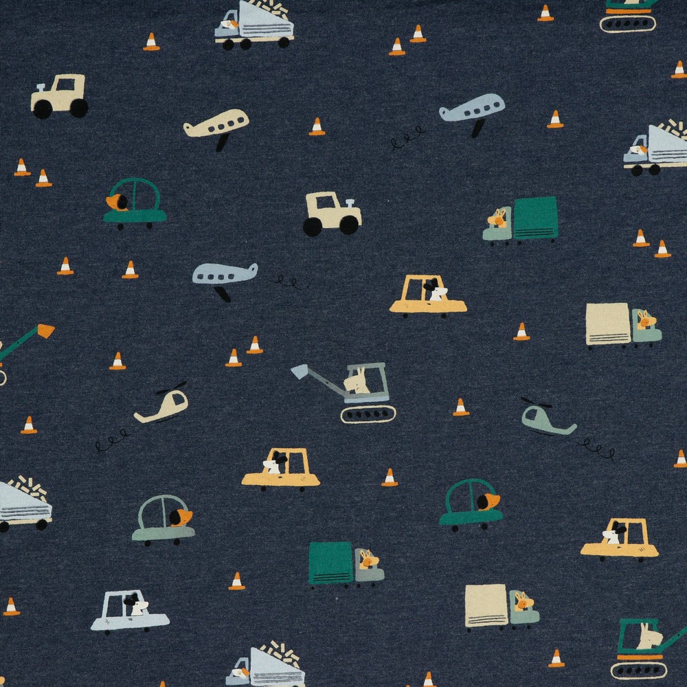 Jersey | Vehicles| dark blue melange