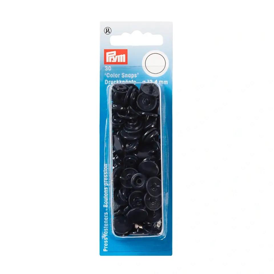 Prym | Boutons pression sans couture "Color Snaps", rond, 12,4 mm, marine