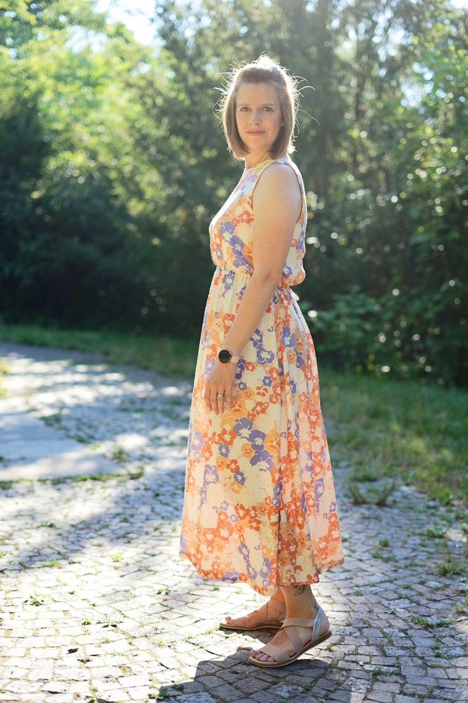 Viscose | Xénia de Hilco | fleurs, colorées