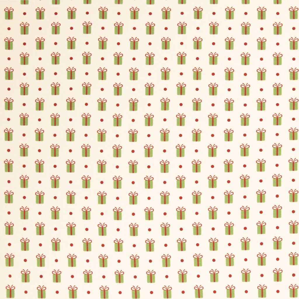 Noel, tissu tissé en coton, Noël, cadeaux