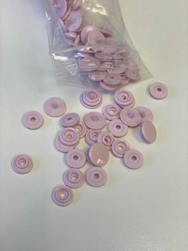 Kam Snaps | T3 10,7mm | 25 Stück | rosa