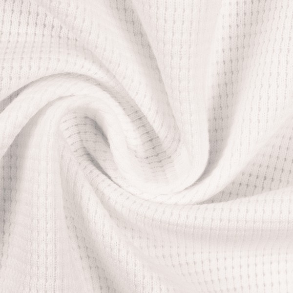 Waffeljersey | Clarissa by Swafing | weiss