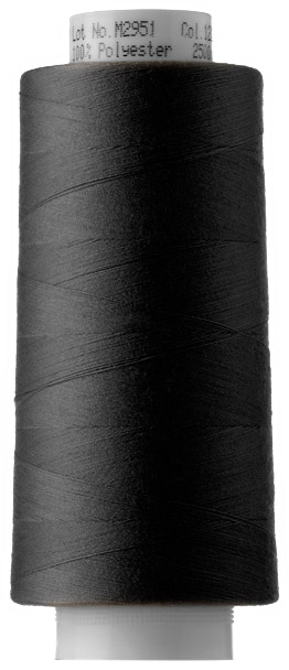Overlock thread | AMANN Troylock No. 120, 2500 m | different colors - 400 black
