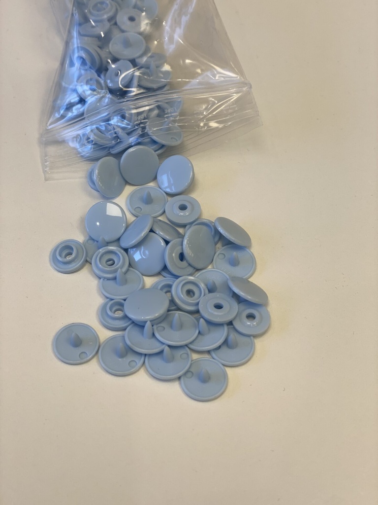 Kam Snaps | T3 10,7mm | 25 Stück | hellblau