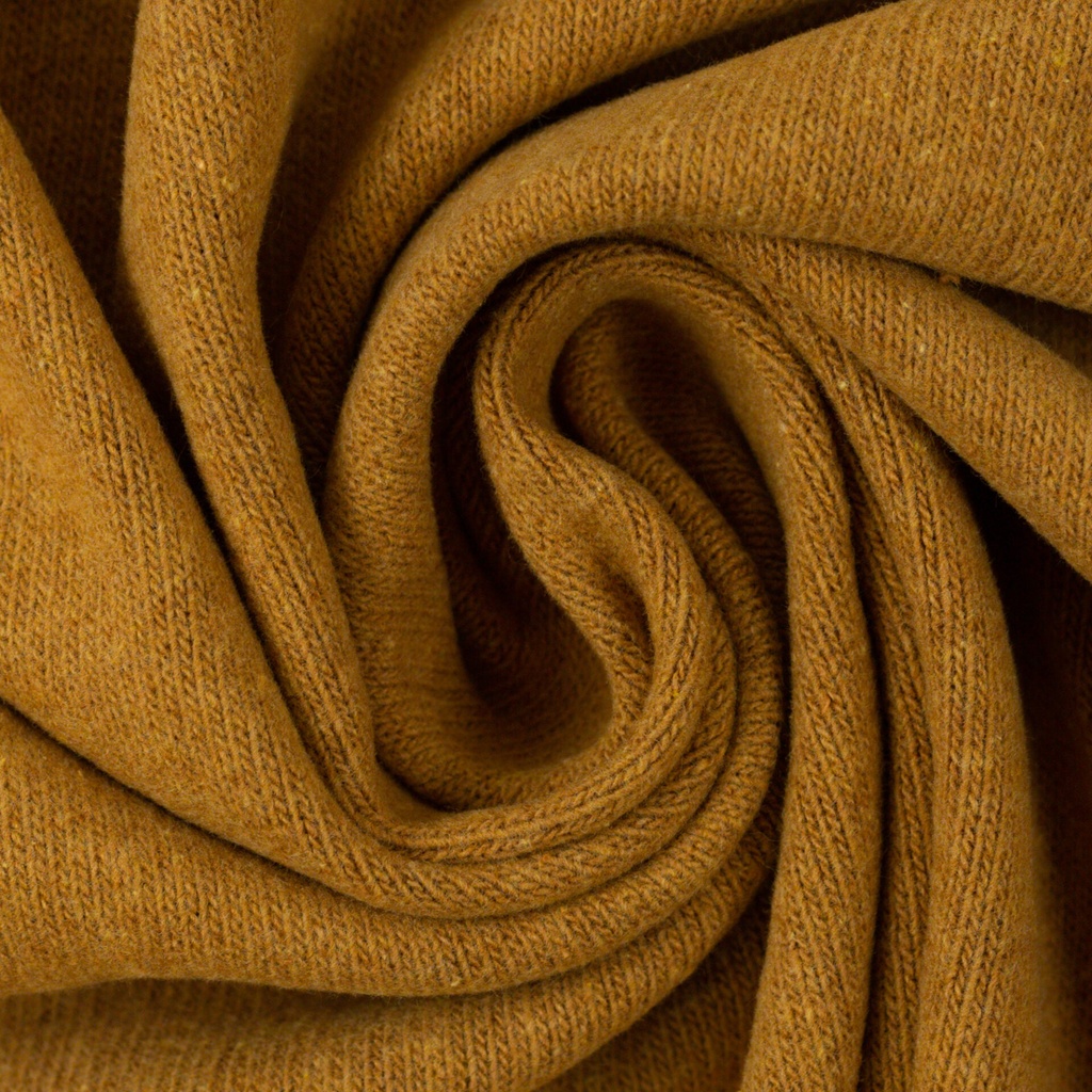 Tricot uni jersey, Bono différents coloris<span> - </span>HW moutarde/curry