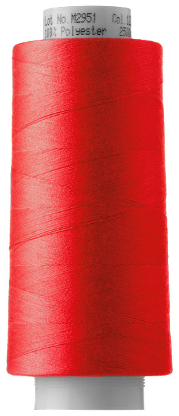 Overlock thread | AMANN Troylock No. 120, 2500 m | different colors - 0504 red
