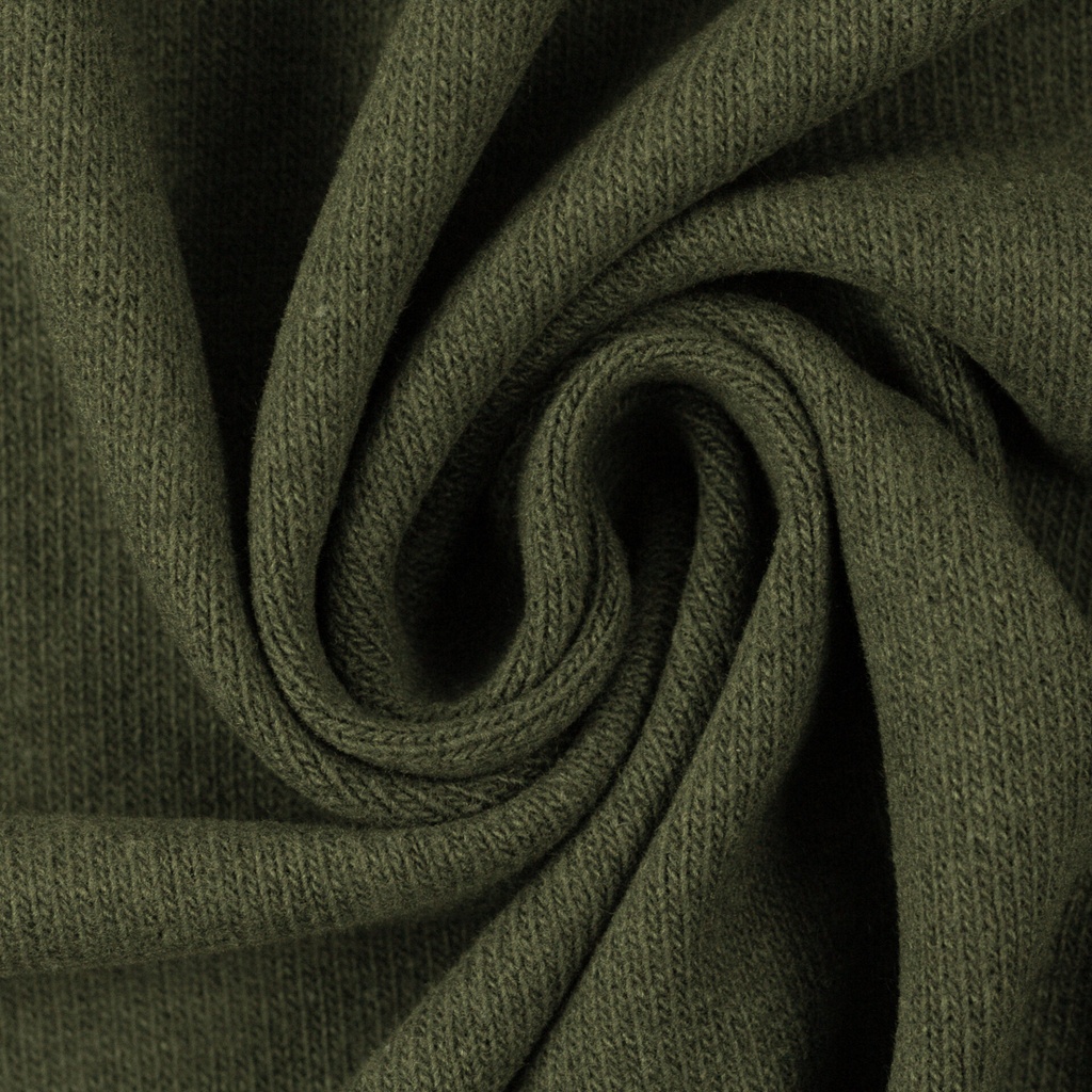 Tricot jersey uni, Bono différents coloris <span> - </span>Kaki
