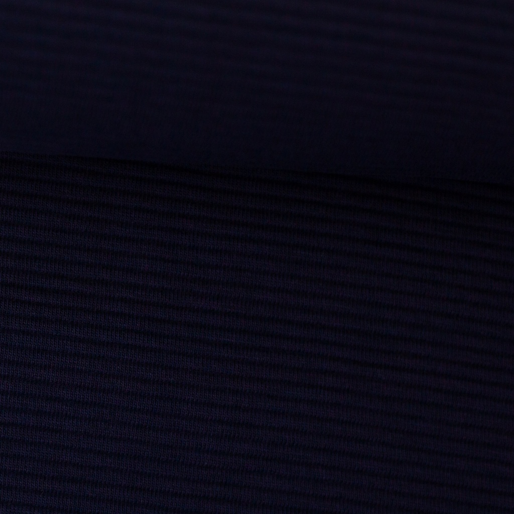 Jersey ottoman | Bergen par Swafing | bleu