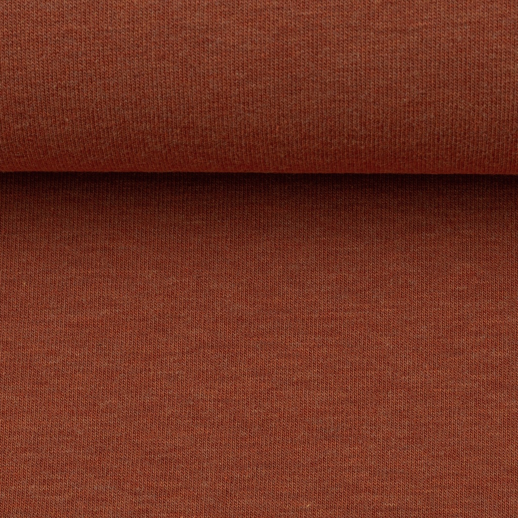 Sweat | Eike Melange by Swafing | terracotta