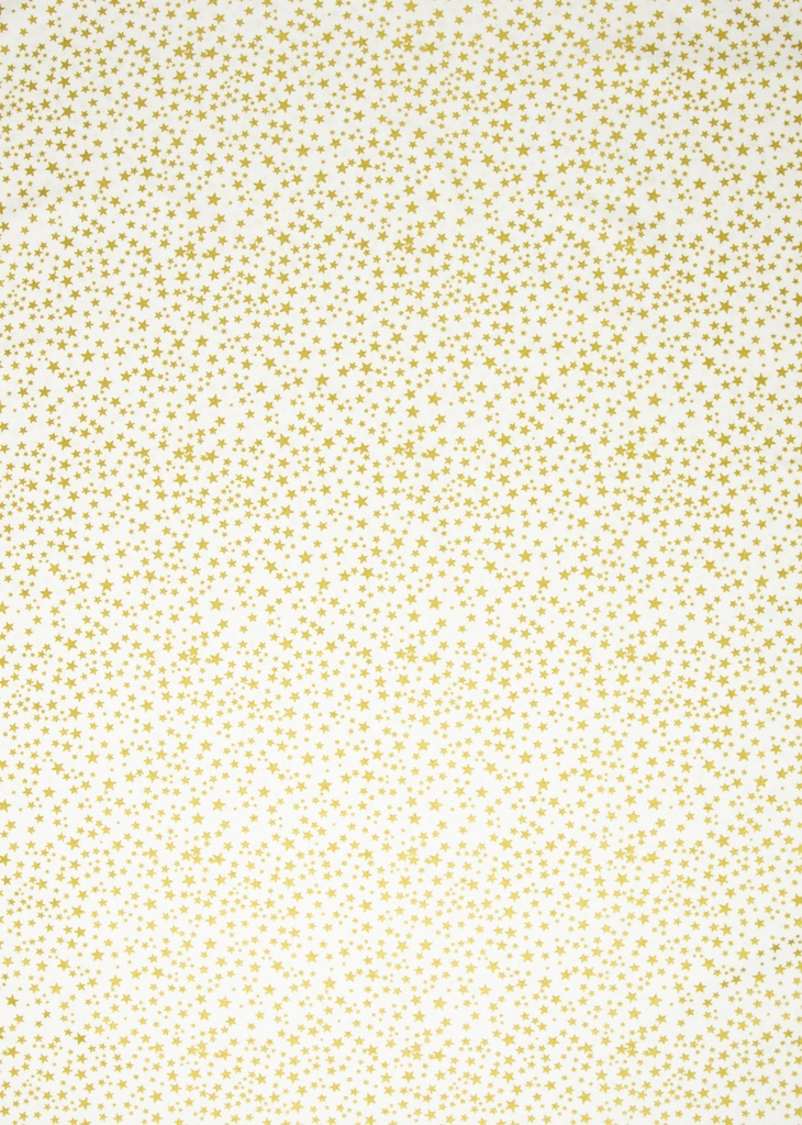 Cotton woven fabric, Christmas | Neuss by Swafing | cream white with gold stars