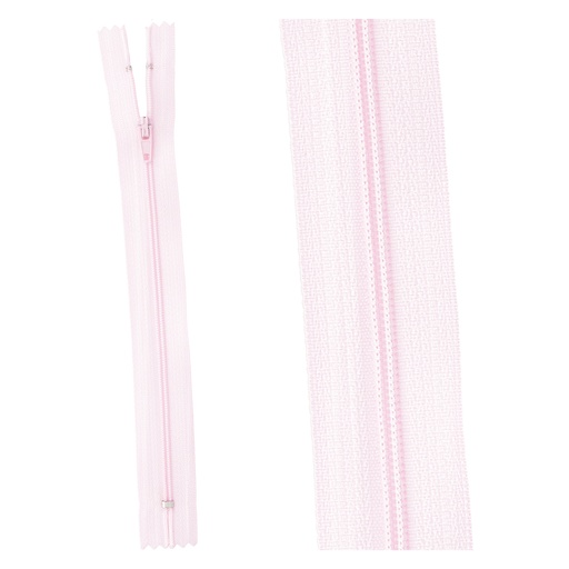 [RVSTET50F513] Reißverschluss unteilbar G50 Rosa