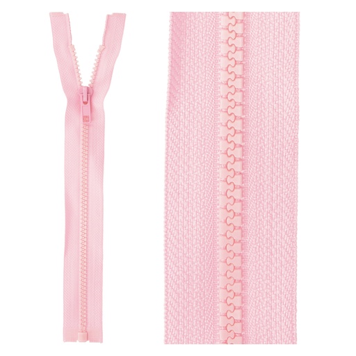 [RVSTETRT75F513] Fermeture éclair divisible G75 rose
