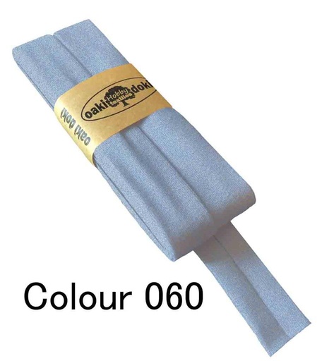 [198410-060] Jersey bias binding | oaki doki | different colors | 3 meters, 20mm mottled blue 060