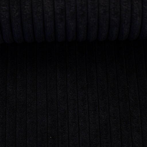 [082158-000299] Cord-Samt | Wanja by Swafing | Schwarz