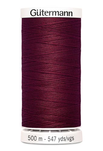 [701920-369] Gütermann all-round sewer 500m color: bordeaux red 369
