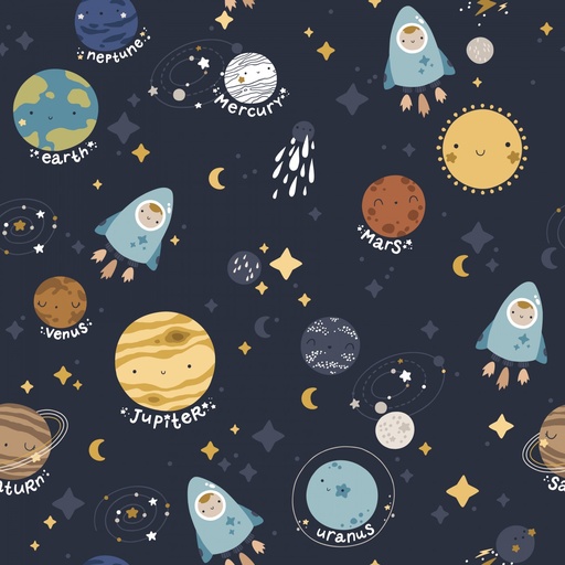 [AP475111414029720] Jersey de coton | Aventure spatiale | EN LIGNE UNIQUEMENT, achat minimum 1M