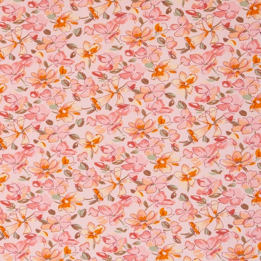 [082268-789431] Baumwolljersey | Jona by Swafing | Blumenmeer rosa