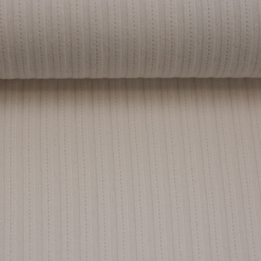 [082200-000010] Tricot à œillets | Florence par Swafing | Tricot côtelé en blanc